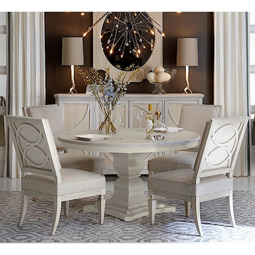 ART Furniture Inc Roseline 48Piece Enzo Round Dining Table Set Magnificent Art Dining Room Furniture ART Furniture Inc Roseline 48Piece Enzo Round Dining Table Set Magnificent Art Dining Room Furniture