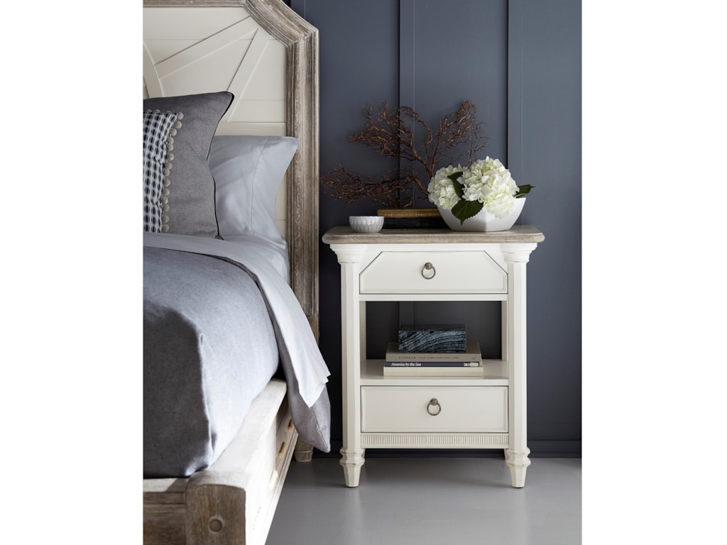 A.R.T. Furniture Inc Summer Creek Queen Upholstered Panel Bed