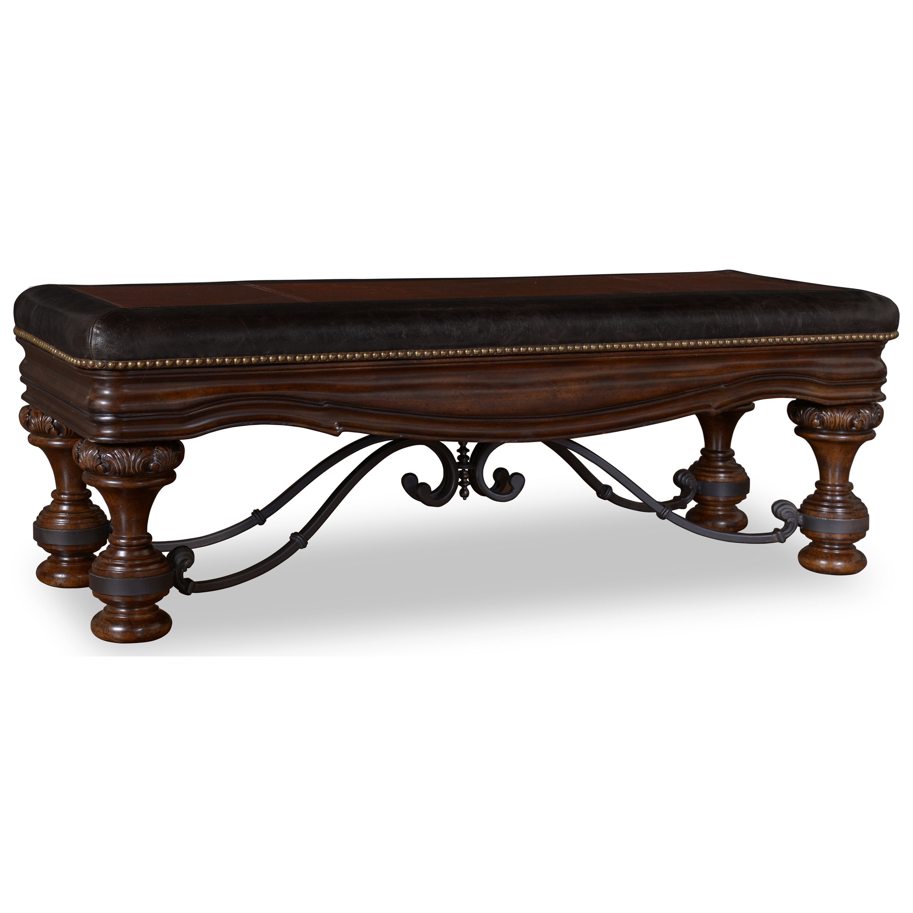A R T Furniture Inc Valencia Accent Bench With Storage And