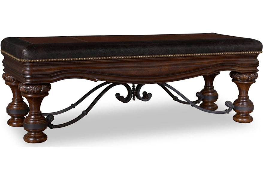 A R T Furniture Inc Valencia Accent Bench With Storage And