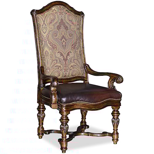 Valencia Traditional Upholstered Arm Chair By A R T Furniture Inc