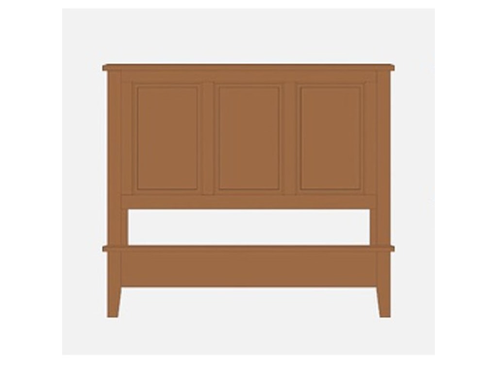 Artisan & Post Artisan ChoicesQueen Panel Bed with Low Profile Footboard