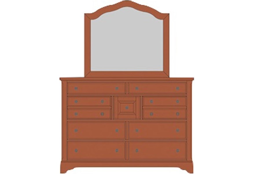 Artisan Post Artisan Choices Solid Wood Villa Triple Dresser