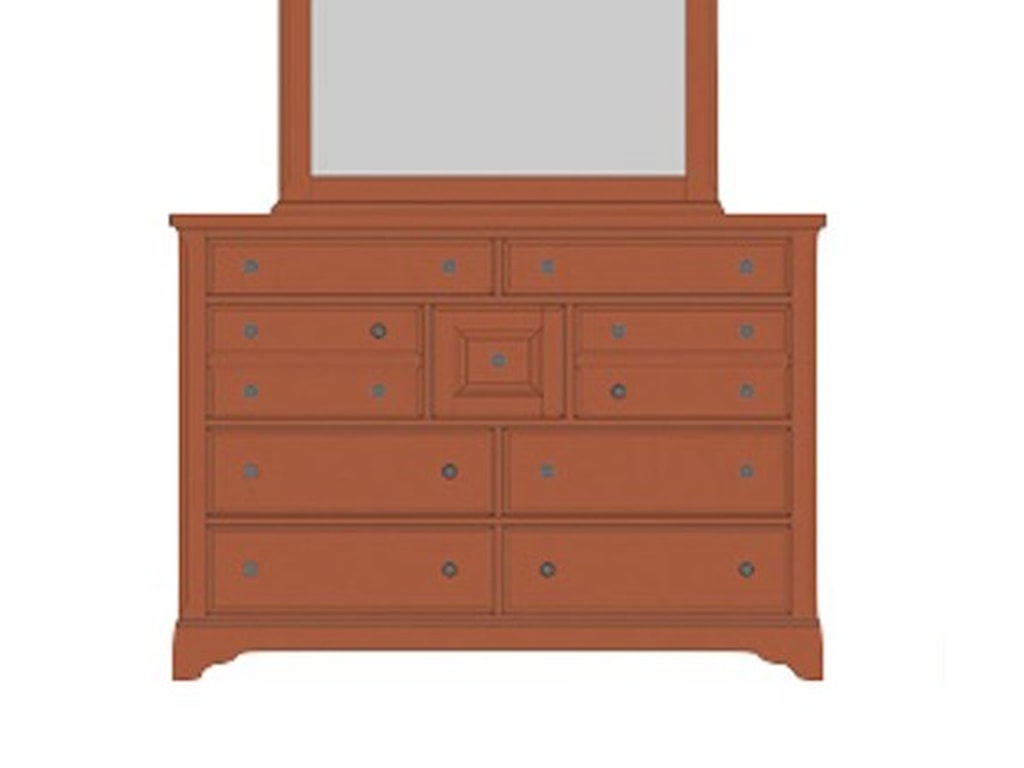 Artisan & Post Artisan ChoicesVilla Triple Dresser - 9 Drawers