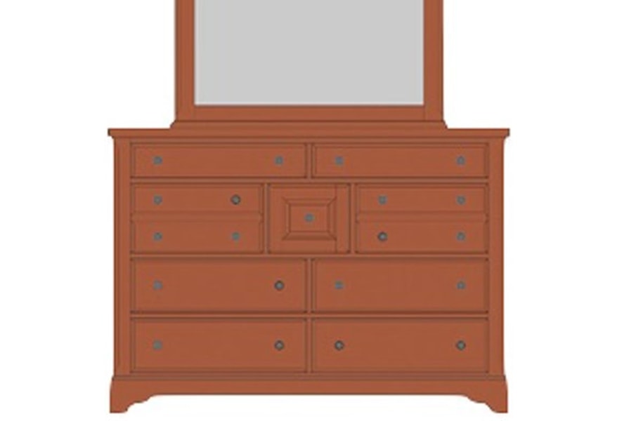 Artisan Post Artisan Choices Solid Wood Villa Triple Dresser 9