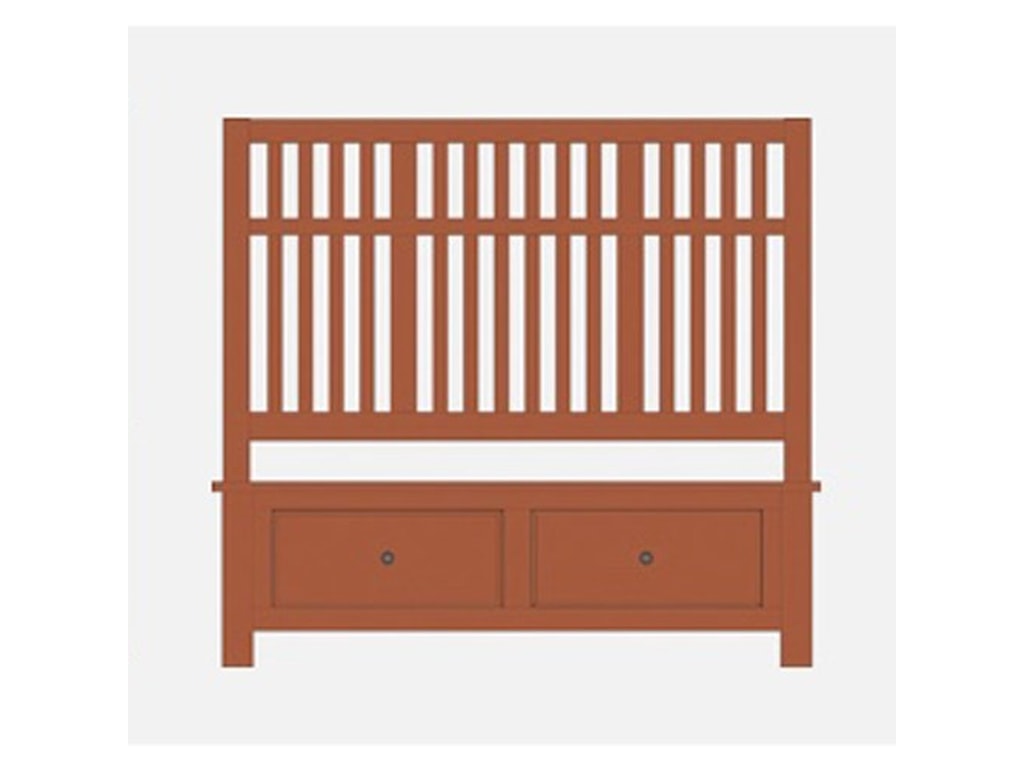 Artisan & Post Artisan ChoicesQueen Craftsman Slat Storage Bed