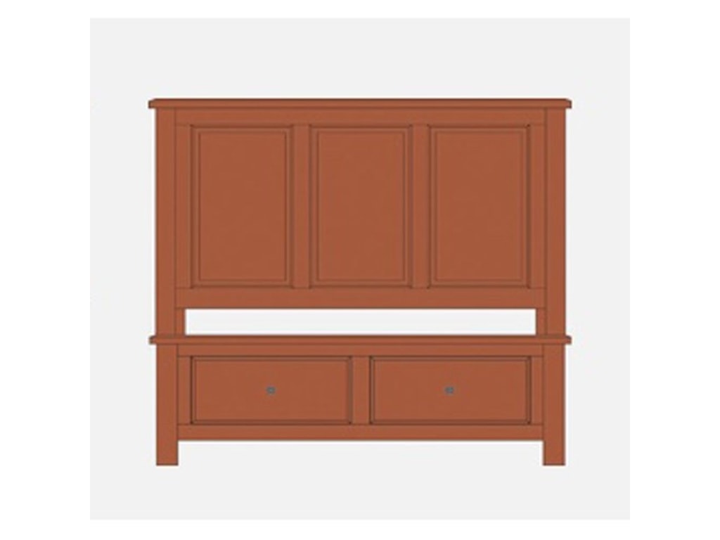 Artisan & Post Artisan ChoicesKing Panel Storage Bed