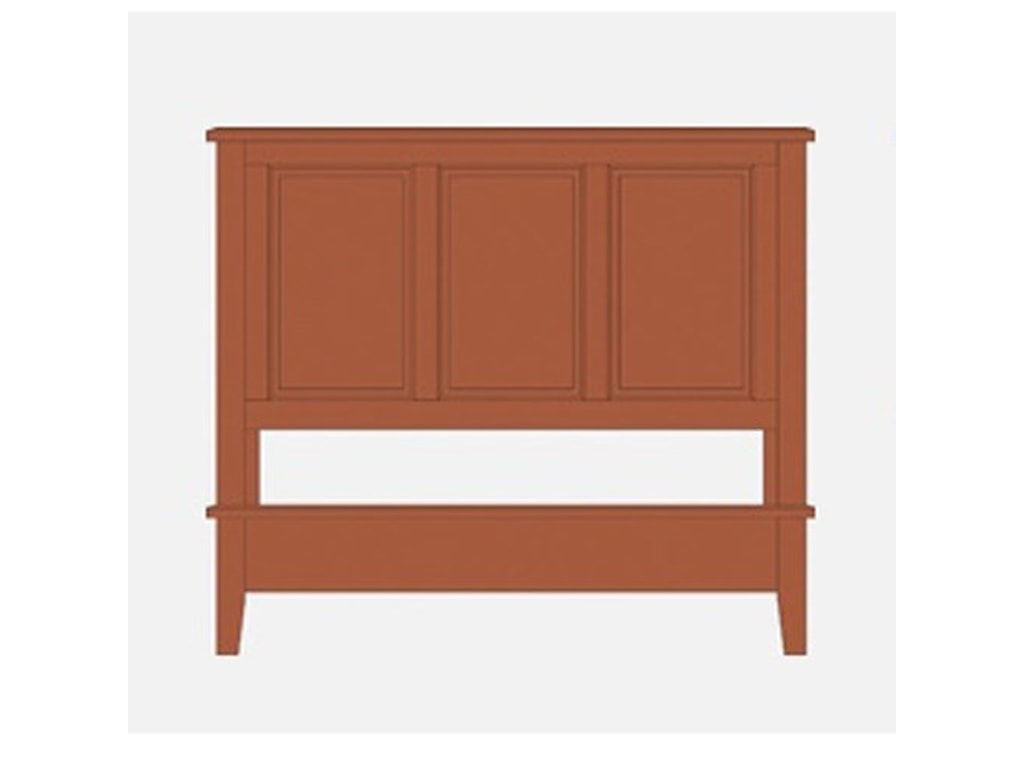 Artisan & Post Artisan ChoicesQueen Panel Bed with Low Profile Footboard