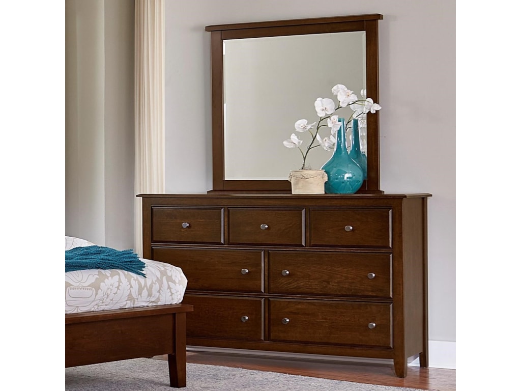 Artisan & Post Artisan ChoicesLoft Triple Dresser & Tall Landscape Mirror