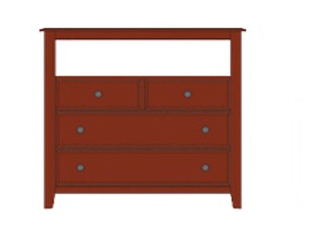 Artisan & Post Artisan ChoicesLoft Media Chest - 4 Drawers