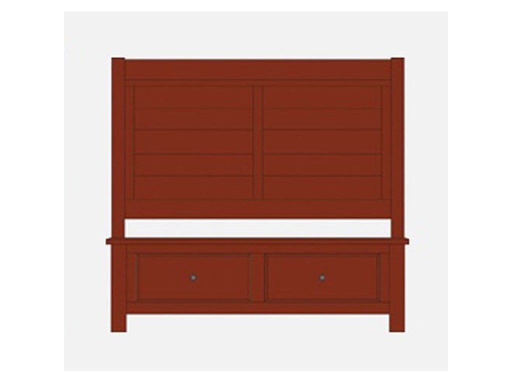 Artisan & Post Artisan ChoicesKing Sleigh Storage Bed