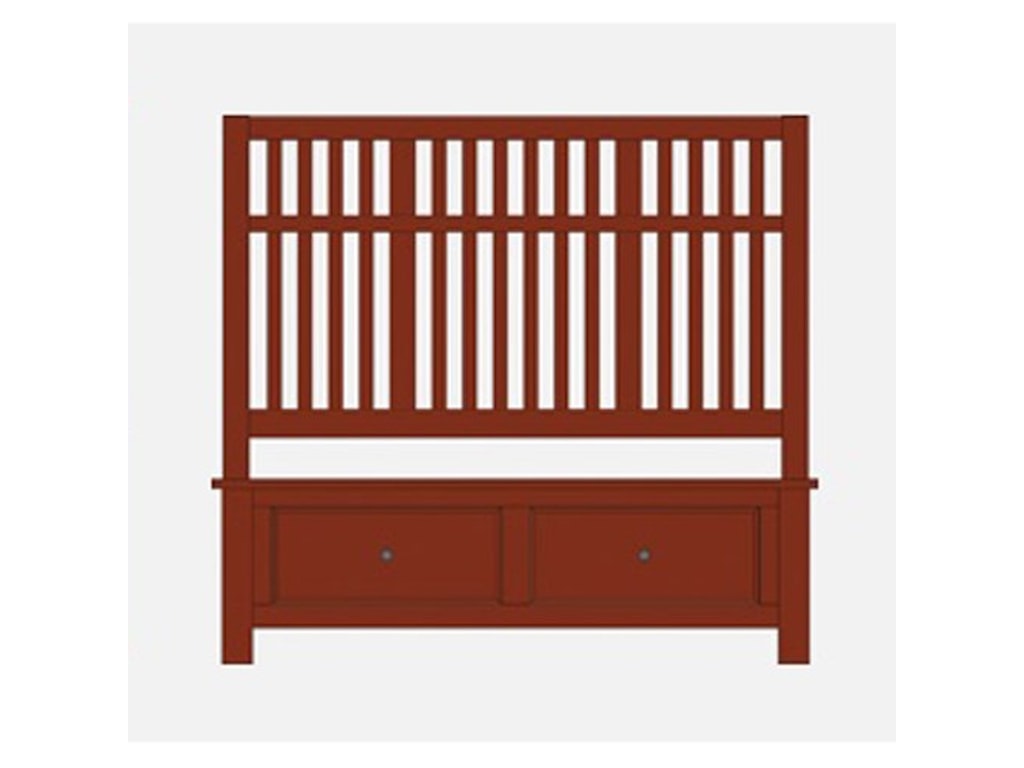 Artisan & Post Artisan ChoicesQueen Craftsman Slat Storage Bed