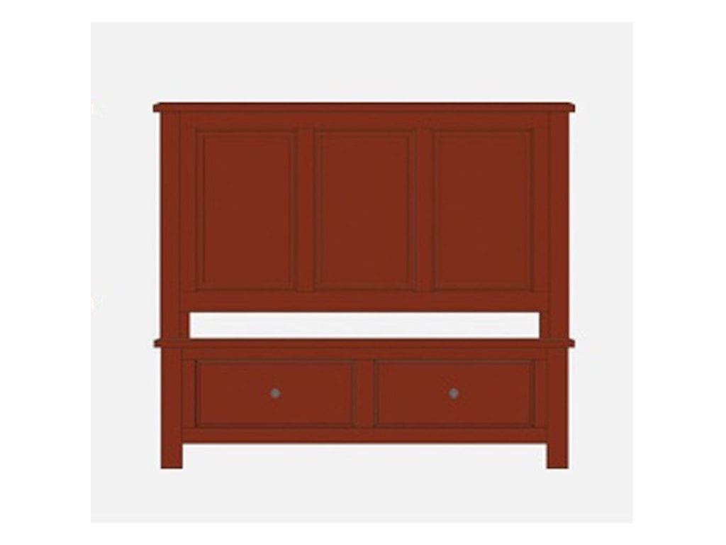Artisan & Post Artisan ChoicesKing Panel Storage Bed