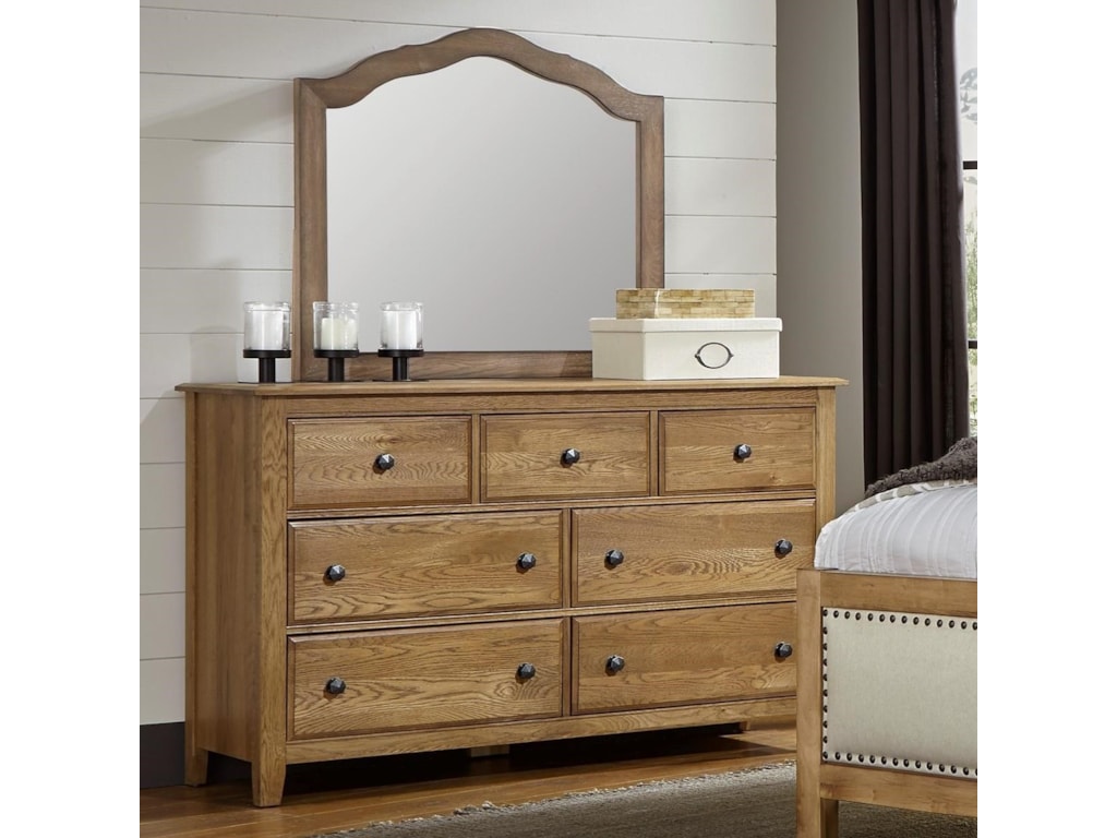 Artisan & Post Artisan ChoicesLoft Triple Dresser & Tall Arched Mirror