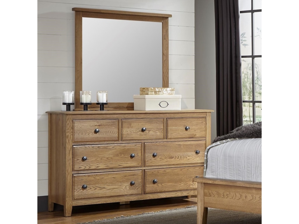 Artisan & Post Artisan ChoicesLoft Triple Dresser & Tall Landscape Mirror