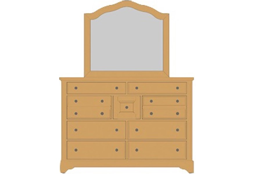 Artisan Post Artisan Choices Solid Wood Villa Triple Dresser