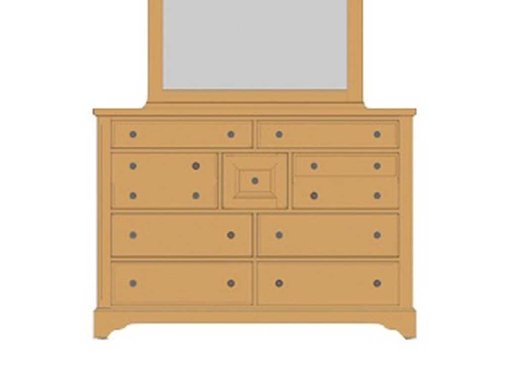 Artisan & Post Artisan ChoicesVilla Triple Dresser - 9 Drawers