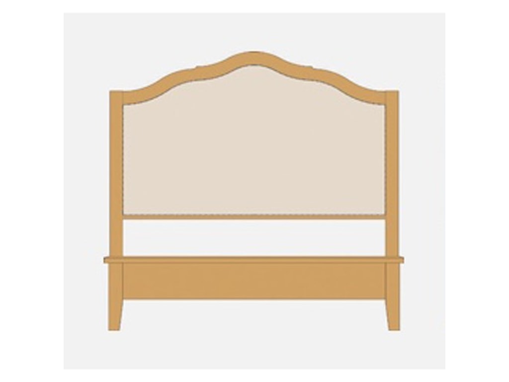 Artisan & Post Artisan ChoicesQueen Upholstered Headboard w/ Low Footboard