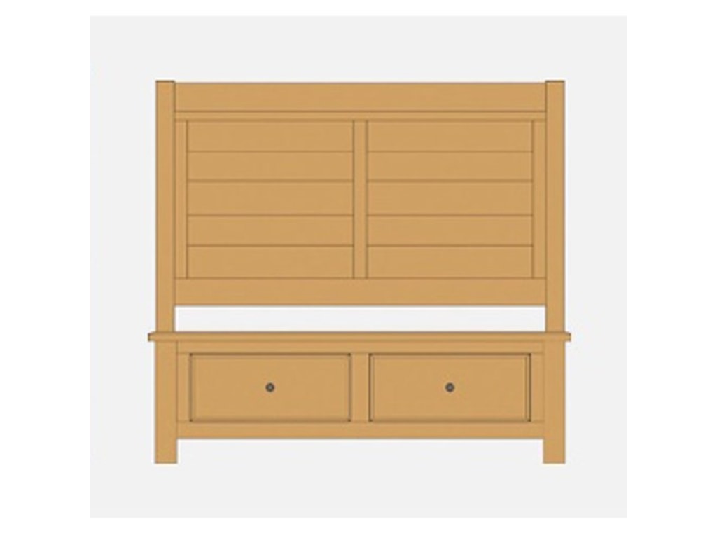 Artisan & Post Artisan ChoicesKing Sleigh Storage Bed