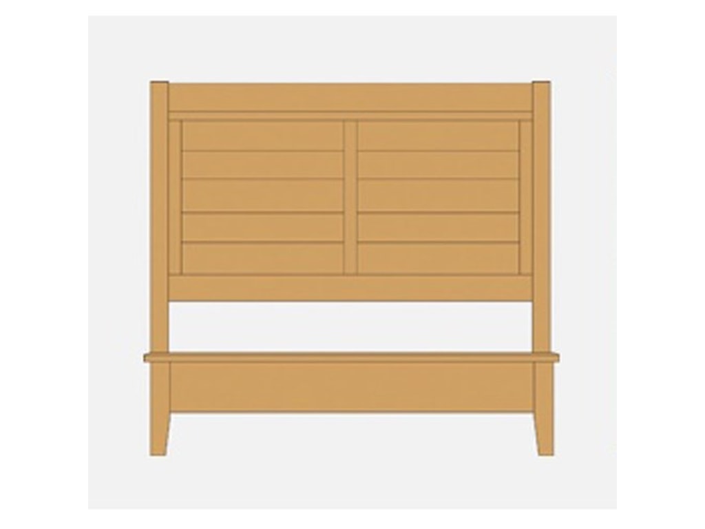 Artisan & Post Artisan ChoicesQueen Sleigh Bed with Low Profile Footboard