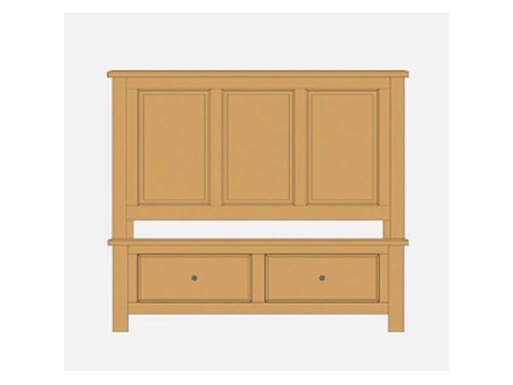 Artisan & Post Artisan ChoicesQueen Panel Storage Bed