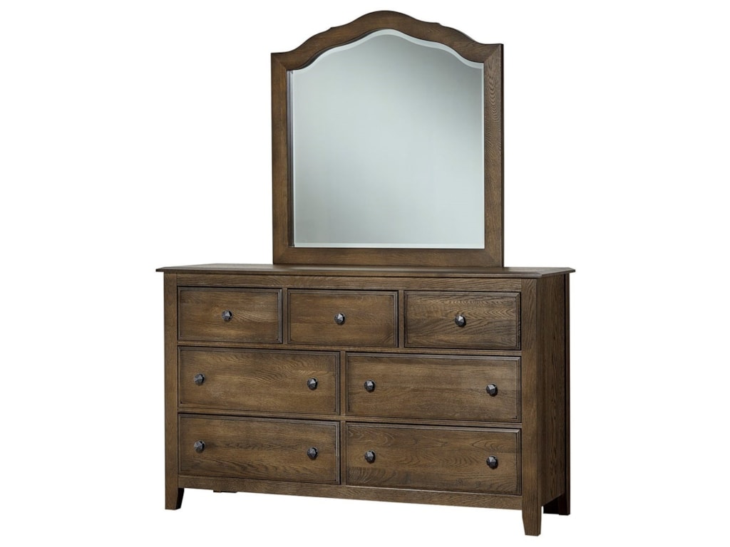 Artisan & Post Artisan ChoicesLoft Triple Dresser & Tall Arched Mirror