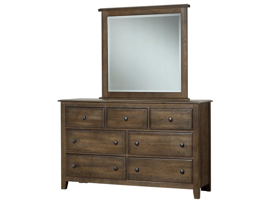Artisan & Post Artisan ChoicesLoft Triple Dresser & Tall Landscape Mirror
