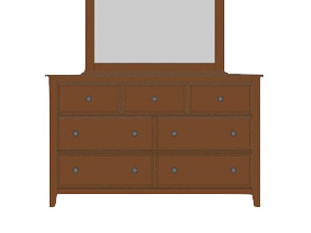Artisan & Post Artisan ChoicesLoft Triple Dresser - 7 Drawers