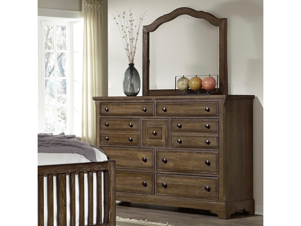Artisan & Post Artisan ChoicesVilla Triple Dresser & Arched Mirror