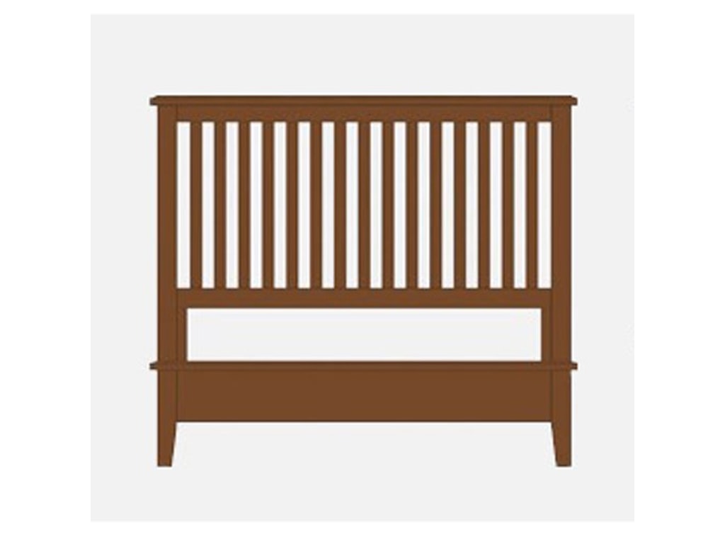 Artisan & Post Artisan ChoicesQueen Slat Bed with Low Profile Footboard