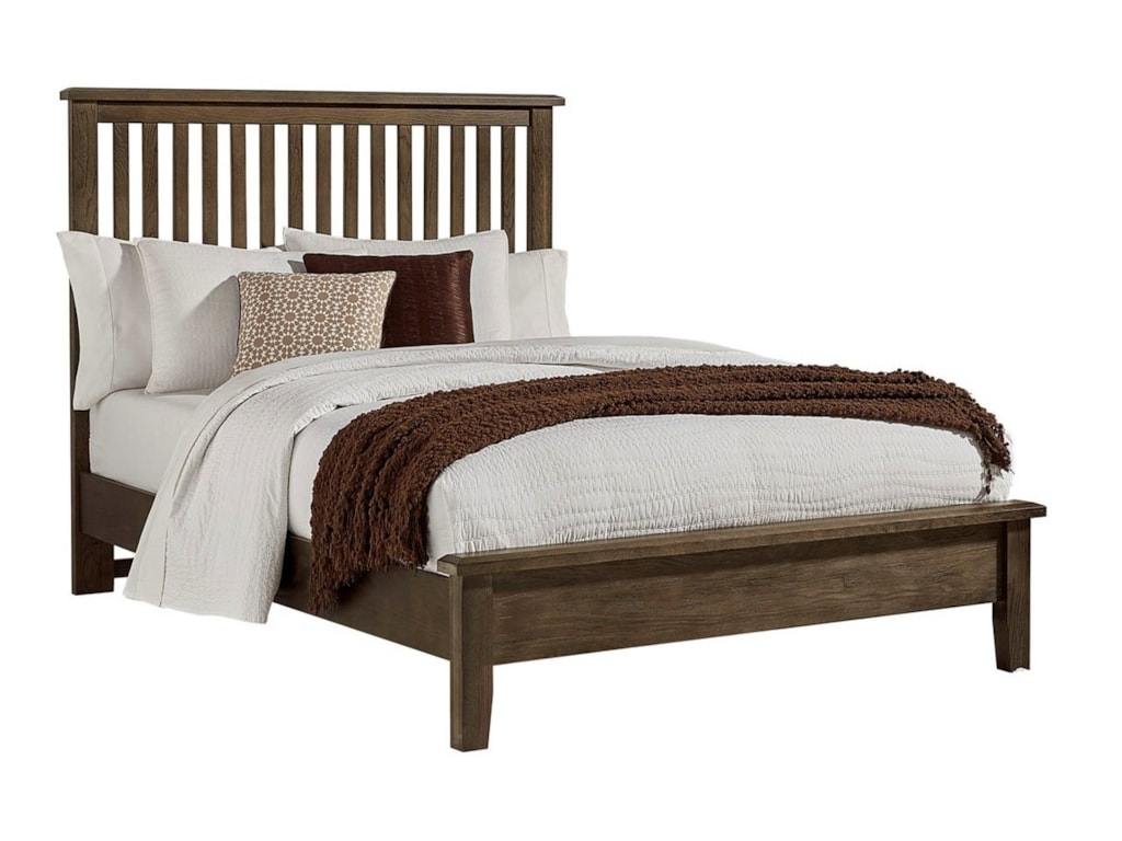 Artisan & Post Artisan ChoicesQueen Slat Bed with Low Profile Footboard