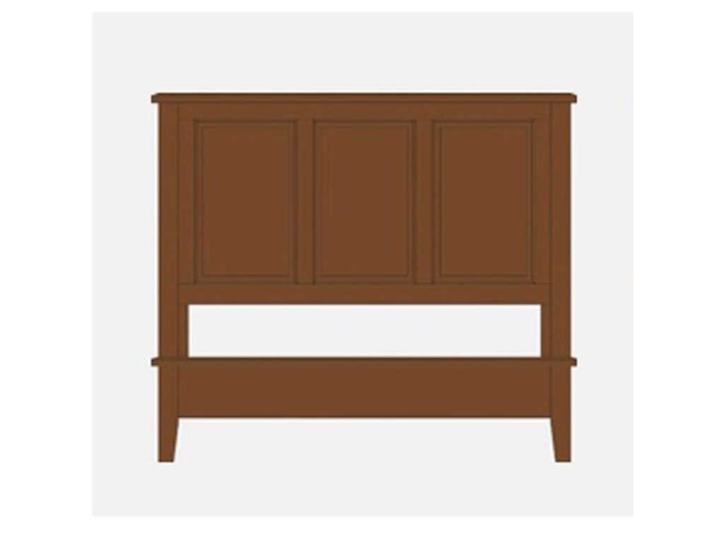 Artisan & Post Artisan ChoicesQueen Panel Bed with Low Profile Footboard