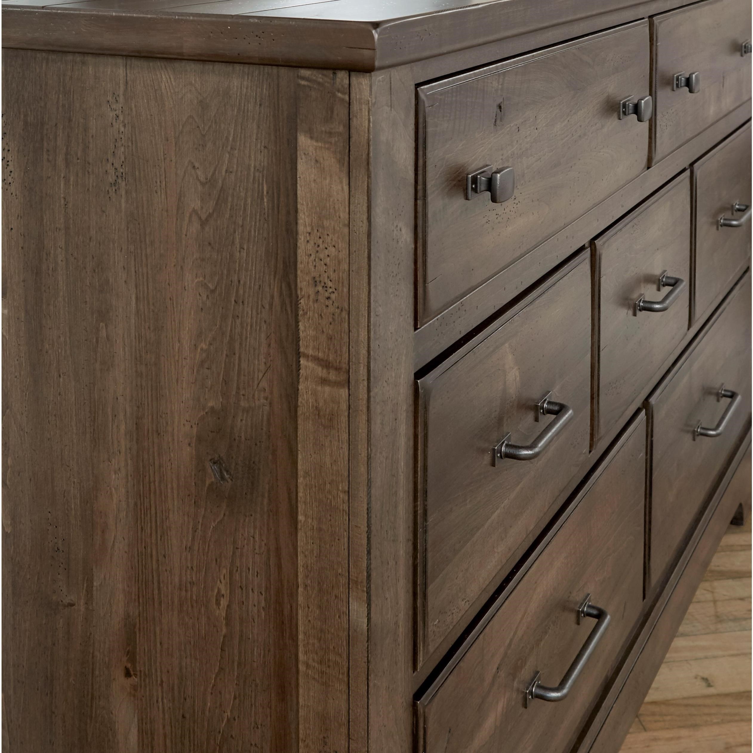 Artisan Post Cool Rustic 170 002 Solid Wood 7 Drawer Dresser