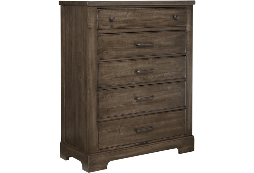 Artisan Post Cool Rustic 170 115 Solid Wood 5 Drawer Chest