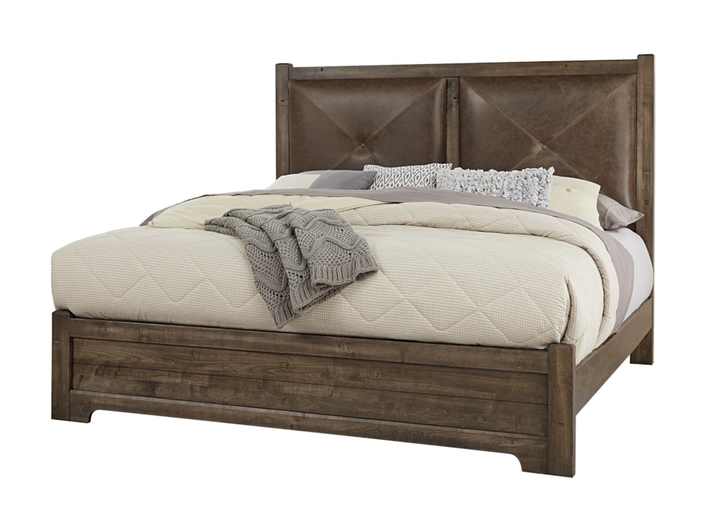 Post Cool Rustic Solid Wood Queen Leather Post Cool Rustic Solid Wood Queen Leather