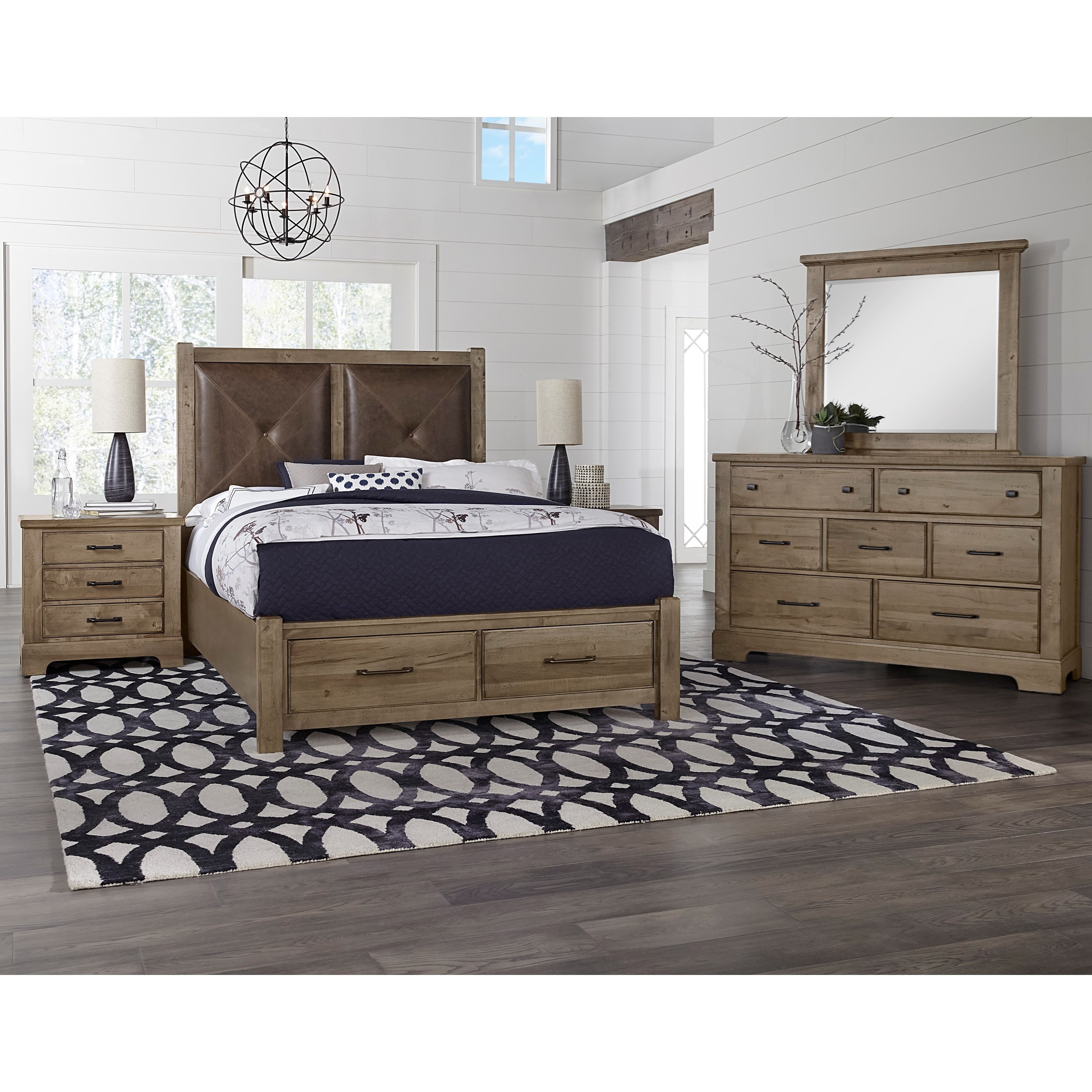 Artisan Post By Vaughan Bassett Cool Rustic Queen Bedroom Group Becker Furniture Bedroom Groups