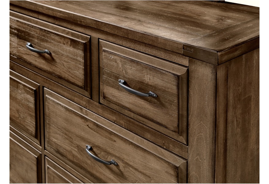 Artisan Post Maple Road Solid Wood Triple Dresser 7 Drawers