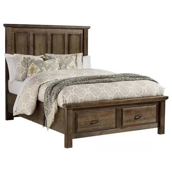 Artisan Post Maple Road Solid Wood King Mansion Storage Bed With