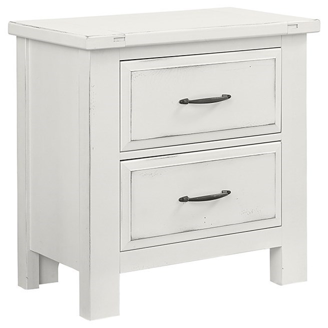 Artisan Post Maple Road Solid Wood Maple Night Stand 2 Drawers Zak S Home Nightstands