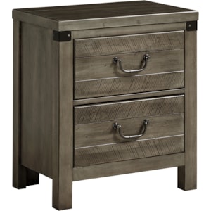 Artisan Post By Vaughan Bassett Sedgwick 120 227 Contemporary Night Stand With Usb Charging Station Becker Furniture Nightstands