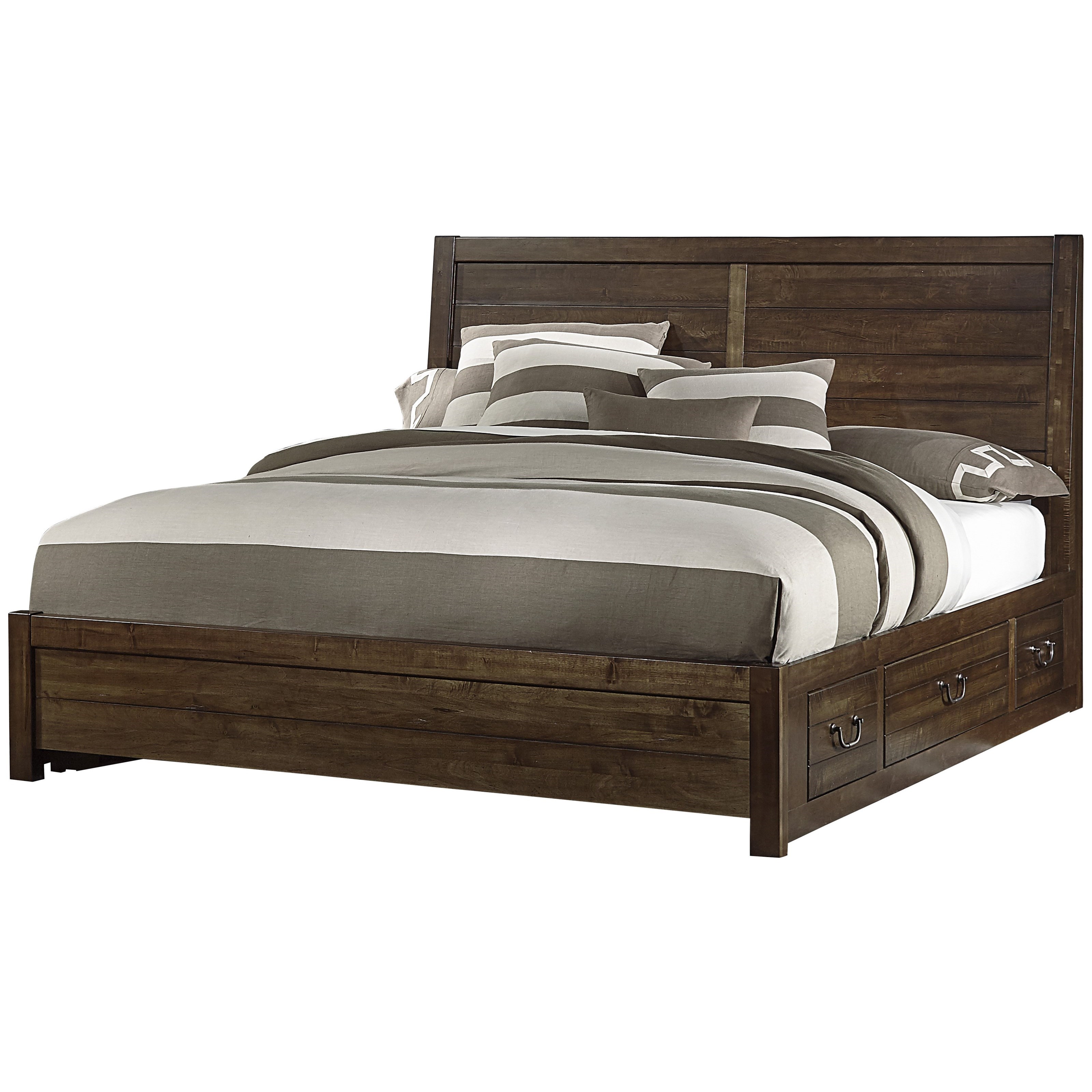 Artisan Post Sedgwick Contemporary Queen Panel Bed With 3 Side Storage Drawers Zak S Home Panel Beds Wooden bed frame diy build bed frame diy king bed frame making a bed frame bed frame plans bed plans diy frame diy bedframe with storage ikea bedroom storage. sedgwick queen panel 3 drawer storage bed