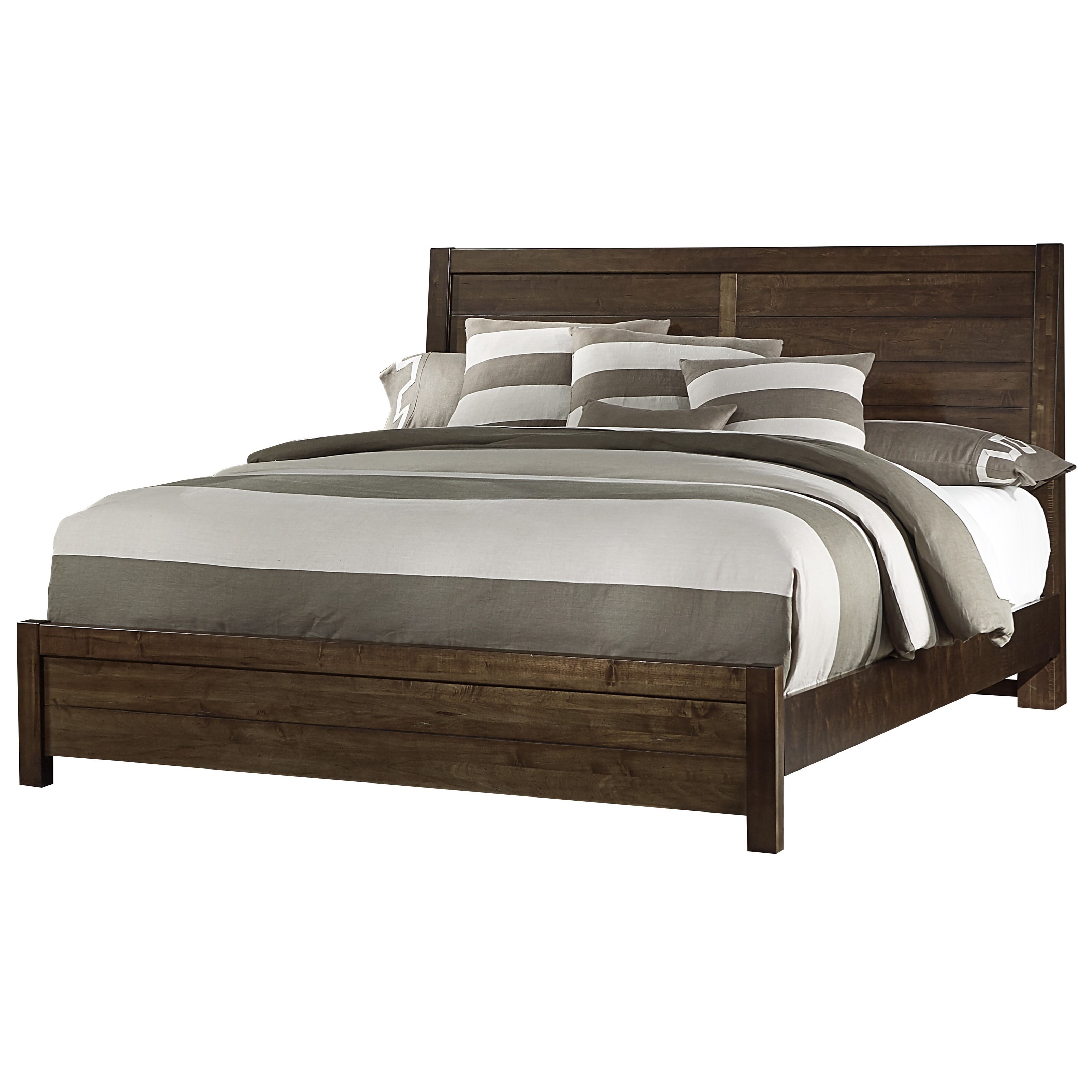 Artisan Post Sedgwick Contemporary King Panel Bed Crafted From Solid Wood Goffena Furniture Mattress Center Panel Beds