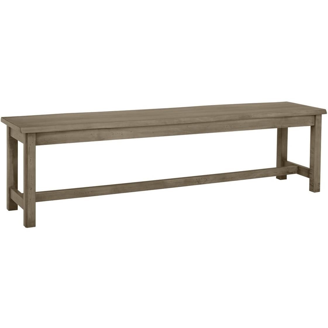 Artisan Post Simply Dining Maple 221 069 Casual 68 Dining Bench With Crafted Live Edge Top Dunk Bright Furniture Dining Benches