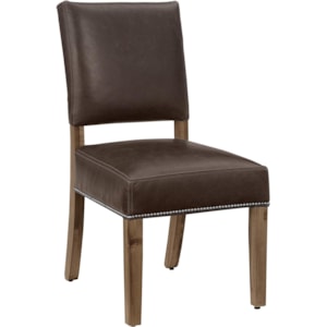 Artisan Post Simply Dining Maple 224 032 Dining Side Chair With Genuine Leather And Pewter Nailhead Trim Dunk Bright Furniture Dining Side Chairs,House Of Decorative Accessories