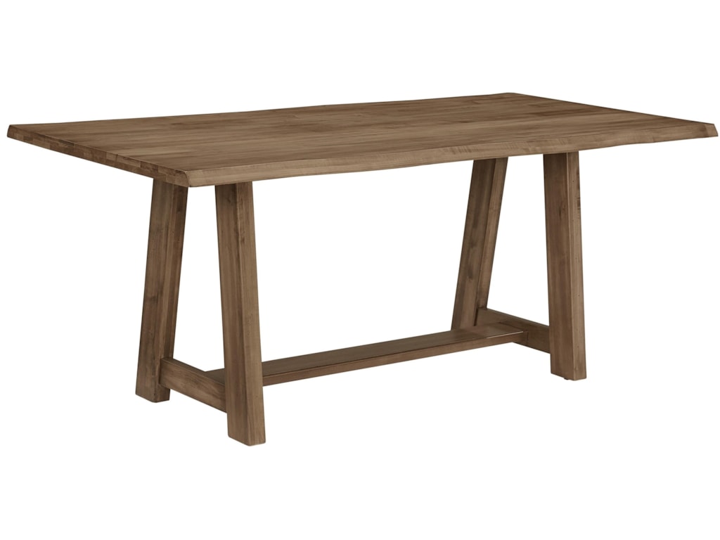 Post Simply Dining Maple Rustic Solid Wood 72 Post Simply Dining Maplelive Edge Table