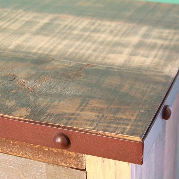 Vfm Signature 900 Antique Rustic Casual Multicolor Buffet With