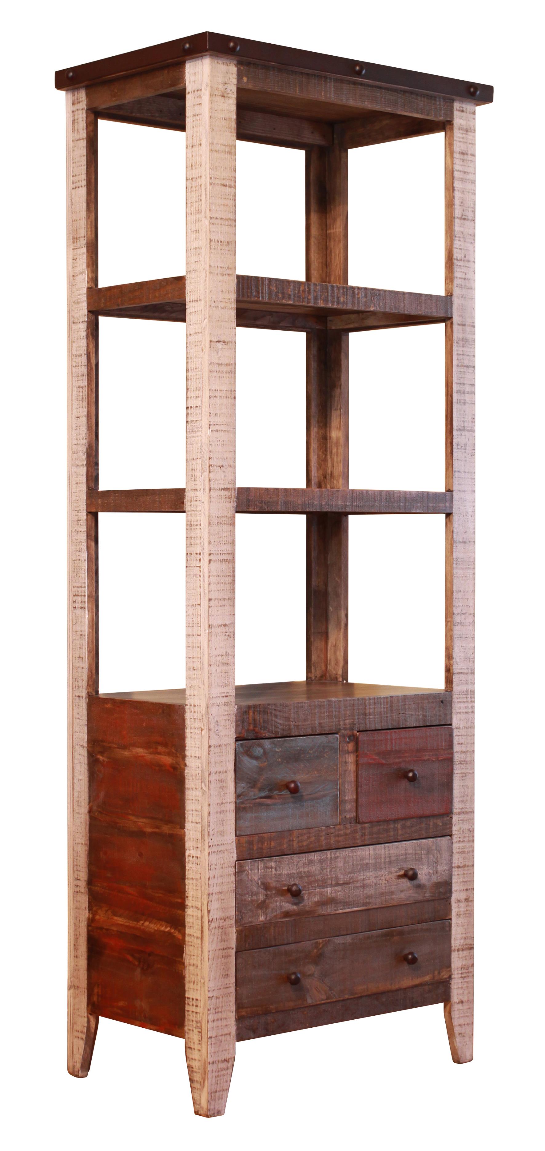 International Furniture Direct 900 Antique Ifd964pier Pier With 4