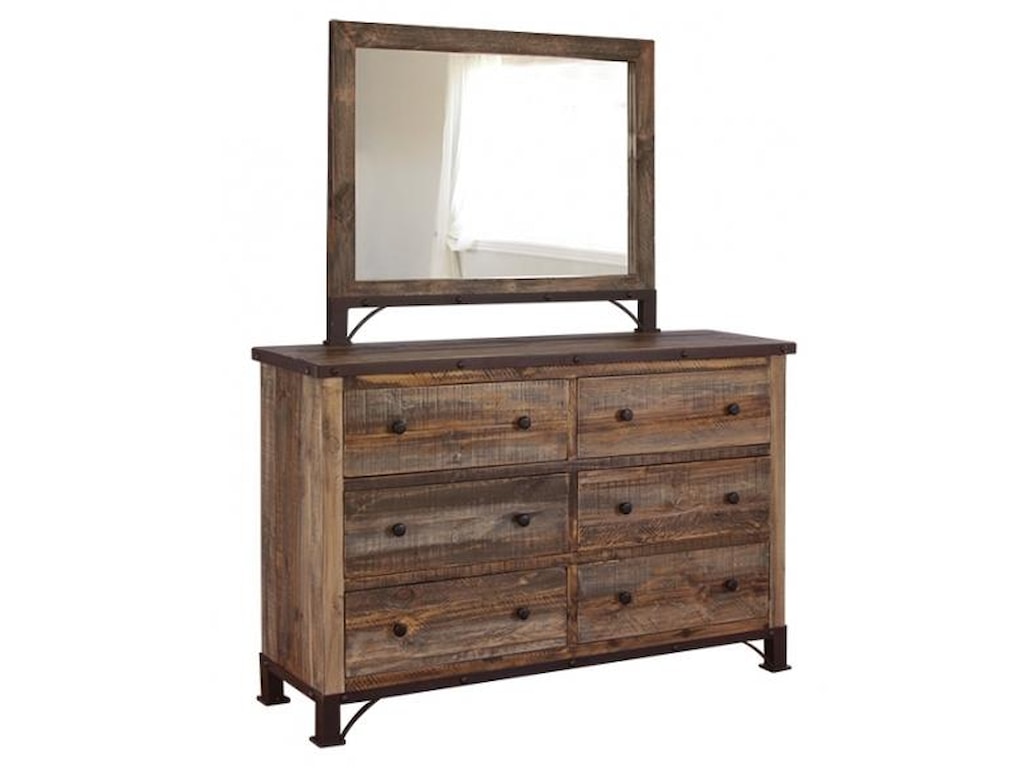 Antique dresser with mirror