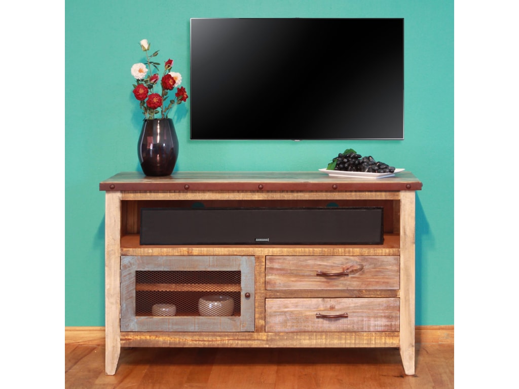 International Furniture Direct 900 Antique Solid Pine 52 Tv Stand International Furniture Direct 900 Antiquesolid Pine 52