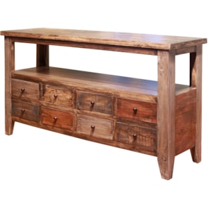International Furniture Direct Antique Ifd965sofa Sofa Table With 8 Drawers Coconis Furniture Mattress 1st Sofa Tables Consoles
